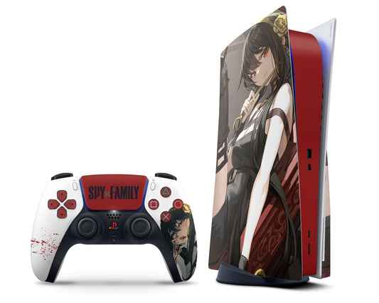 Anime Town Creations PS5 Spy x Family Yor Hot PS5 Digital Skins - Anime Spy x Family PS5 Skin
