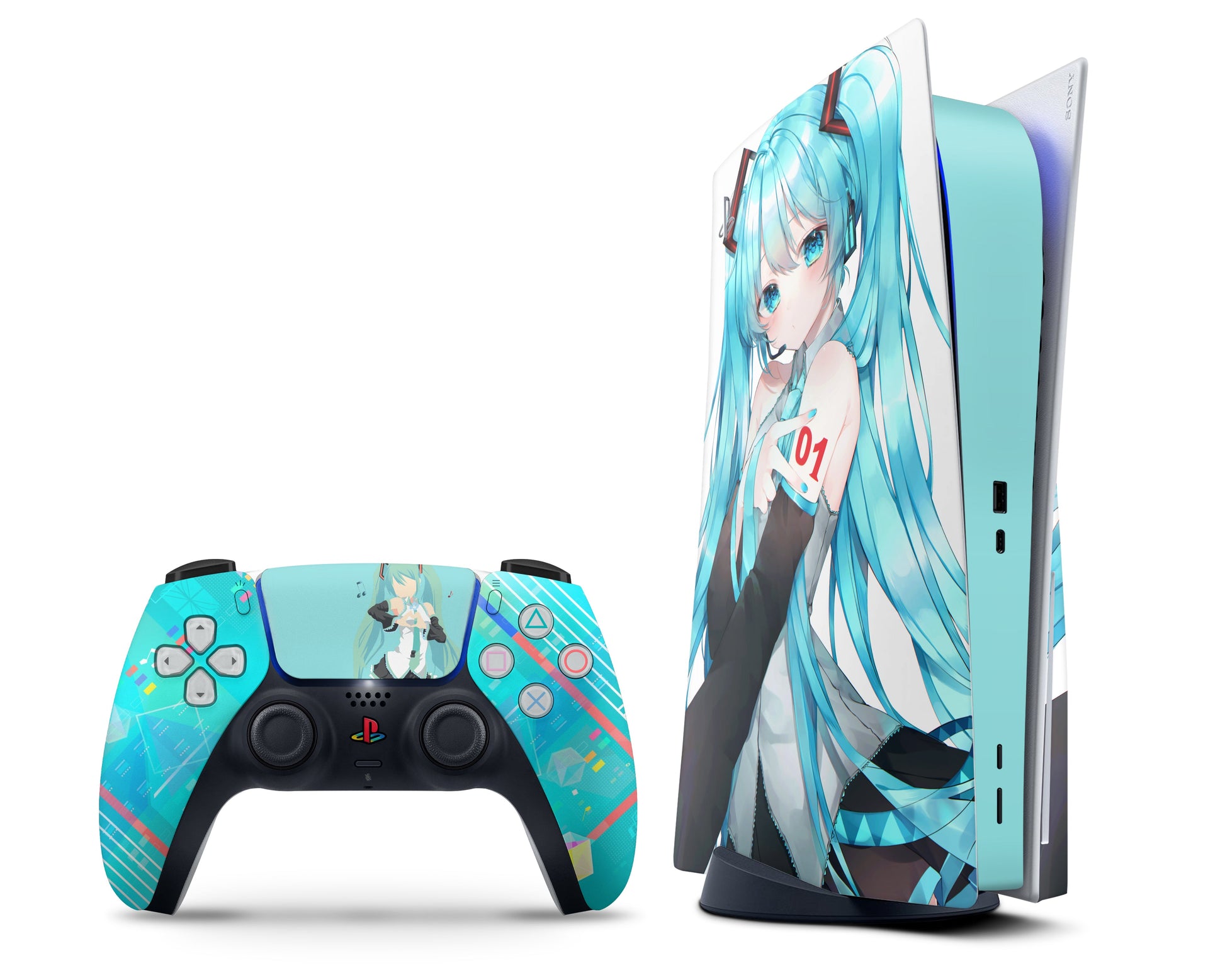 Hatsune Miku PS5 Skin