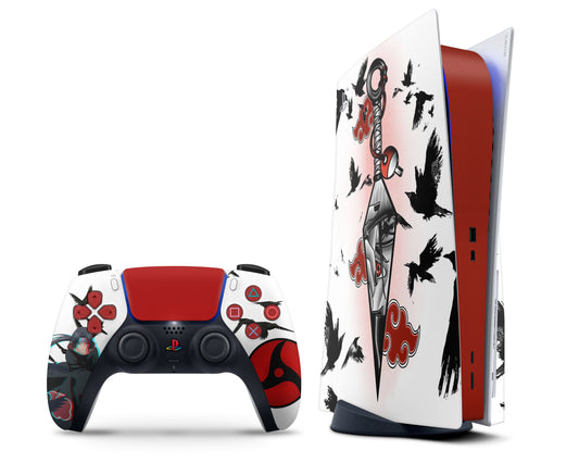 Anime Town Creations PS5 Naruto Uchiha Itachi Genjutsu PS5 Skins - Anime Naruto PS5 Skin