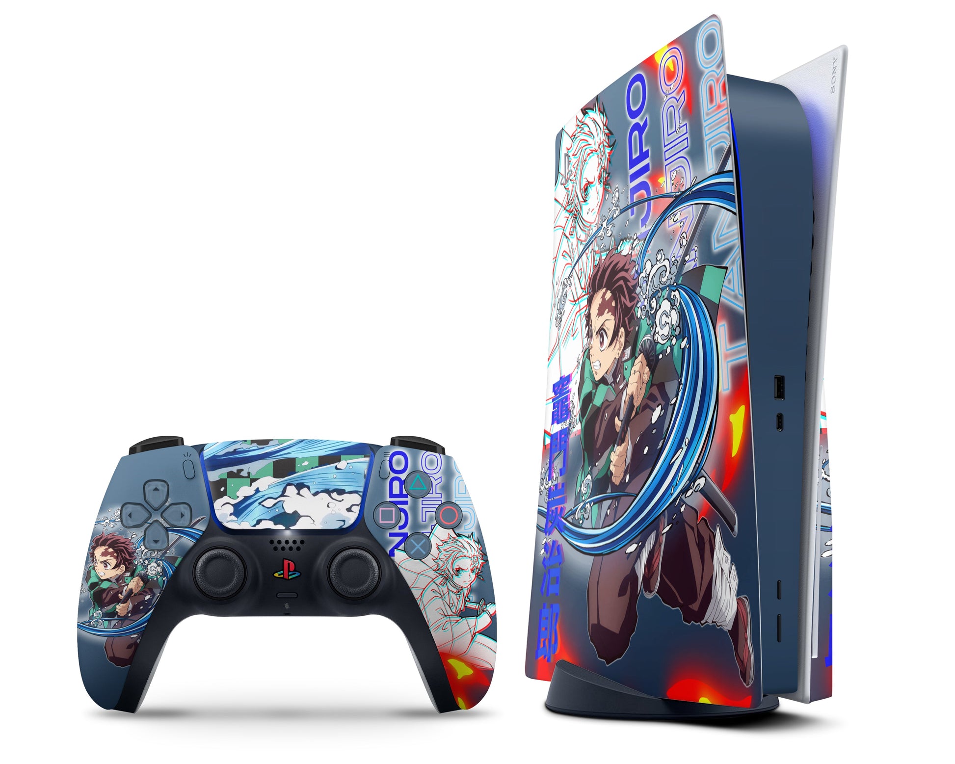 Demon Slayer Tanjiro & Nezuko PS4 Controller Skin – Anime Town