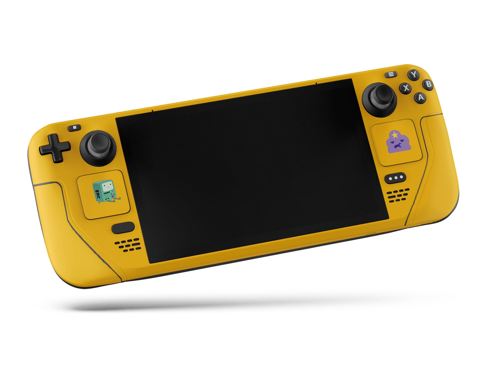 Anime Town Creations Steam Deck Adventure Time Jake the Dog Vinyl +Tempered Glass Skins - Anime Adventure Time Steam Deck Skin