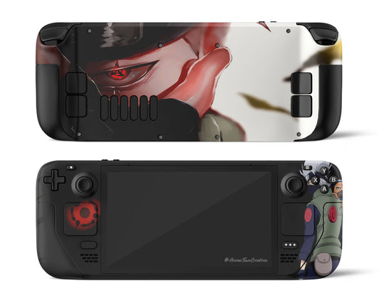 Anime Town Creations Steam Deck Kakashi Sharingan Vinyl only Skins - Anime Naruto Steam Deck Skin