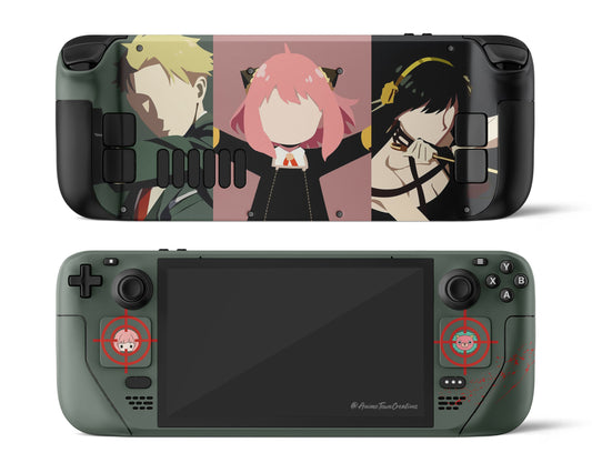 Anime Town Creations Steam Deck Spy x Family Forger Fam Vinyl only Skins - Anime Spy x Family Steam Deck Skin