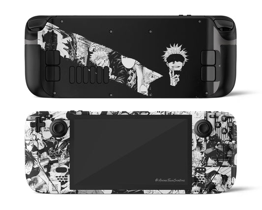 Anime Town Creations Steam Deck Jujutsu Kaisen Satoru Gojo Manga Vinyl only Skins - Anime Jujutsu Kaisen Steam Deck Skin