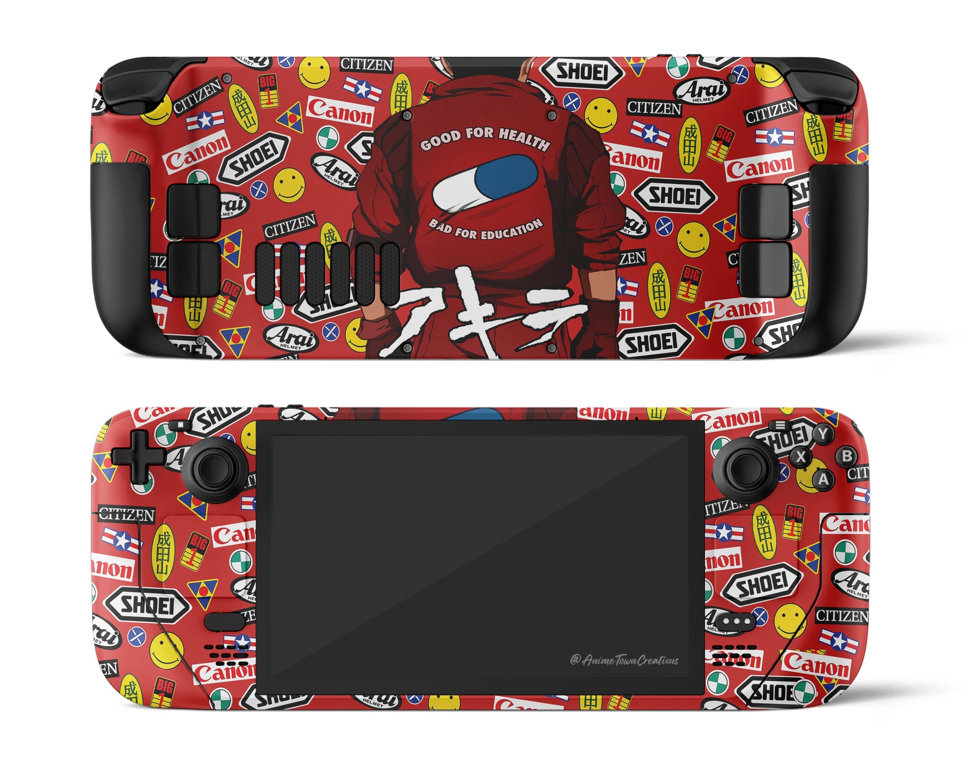Anime Town Creations Steam Deck Akira Classic Biker Vinyl only Skins - Anime Akira Steam Deck Skin