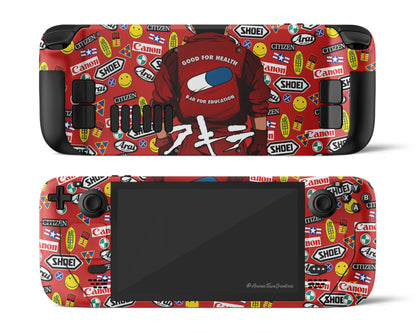 Anime Town Creations Steam Deck Akira Classic Biker Vinyl only Skins - Anime Akira Steam Deck Skin