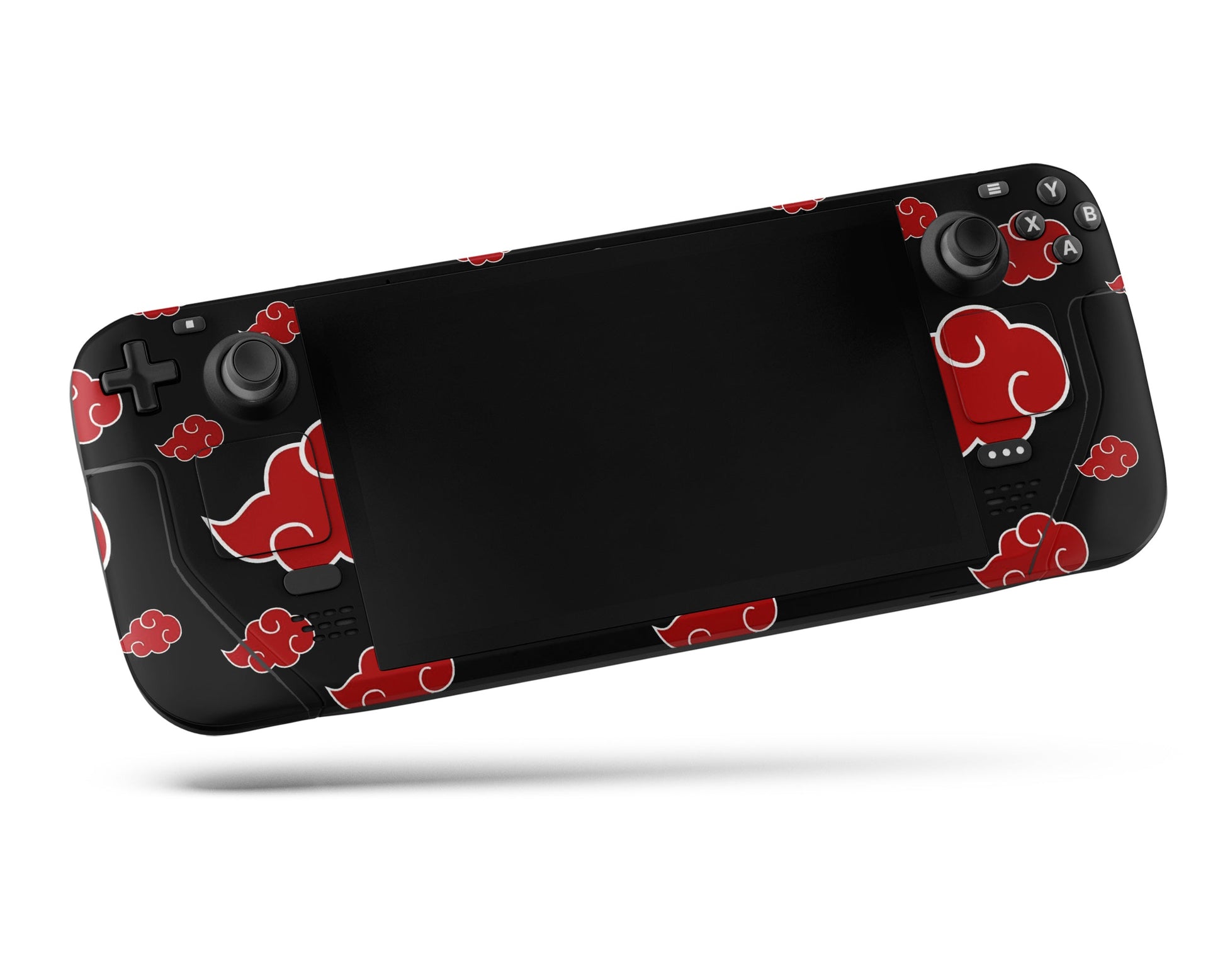 Anime Town Creations Steam Deck Uchiha Itachi Akatsuki Vinyl +Tempered Glass Skins - Anime Naruto Steam Deck Skin