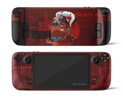 Anime Town Creations Steam Deck Naruto Jiraiya Vinyl only Skins - Anime Naruto Steam Deck Skin