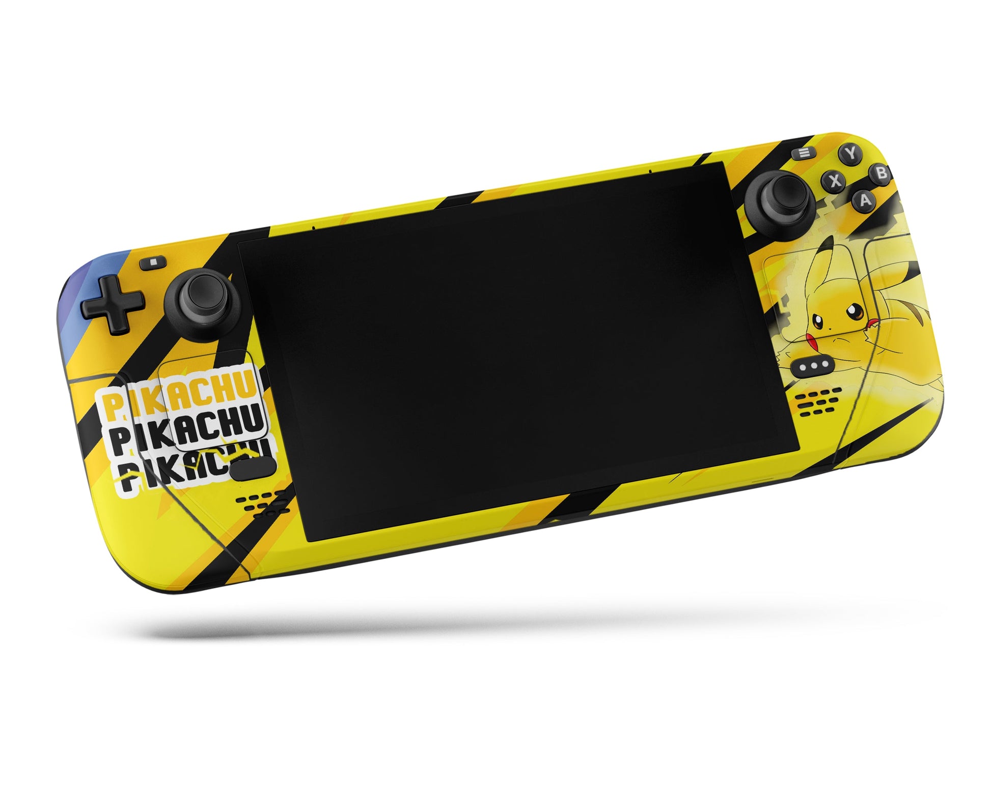 Anime Town Creations Steam Deck Pokemon Pikachu Vinyl +Tempered Glass Skins - Anime Pokemon Steam Deck Skin