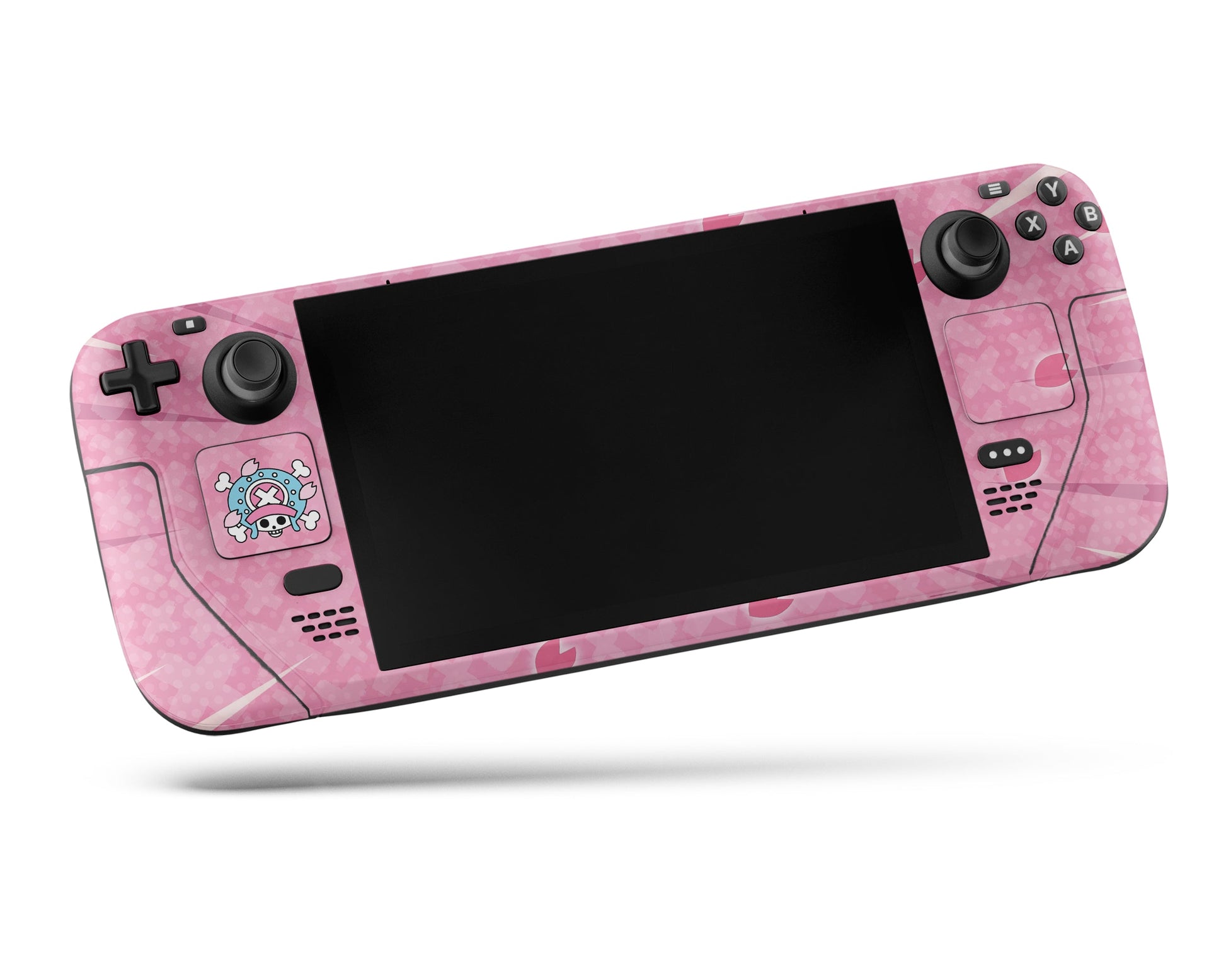 Anime Town Creations Steam Deck One Pice Cute Chopper Pink Vinyl +Tempered Glass Skins - Anime One Piece Steam Deck Skin