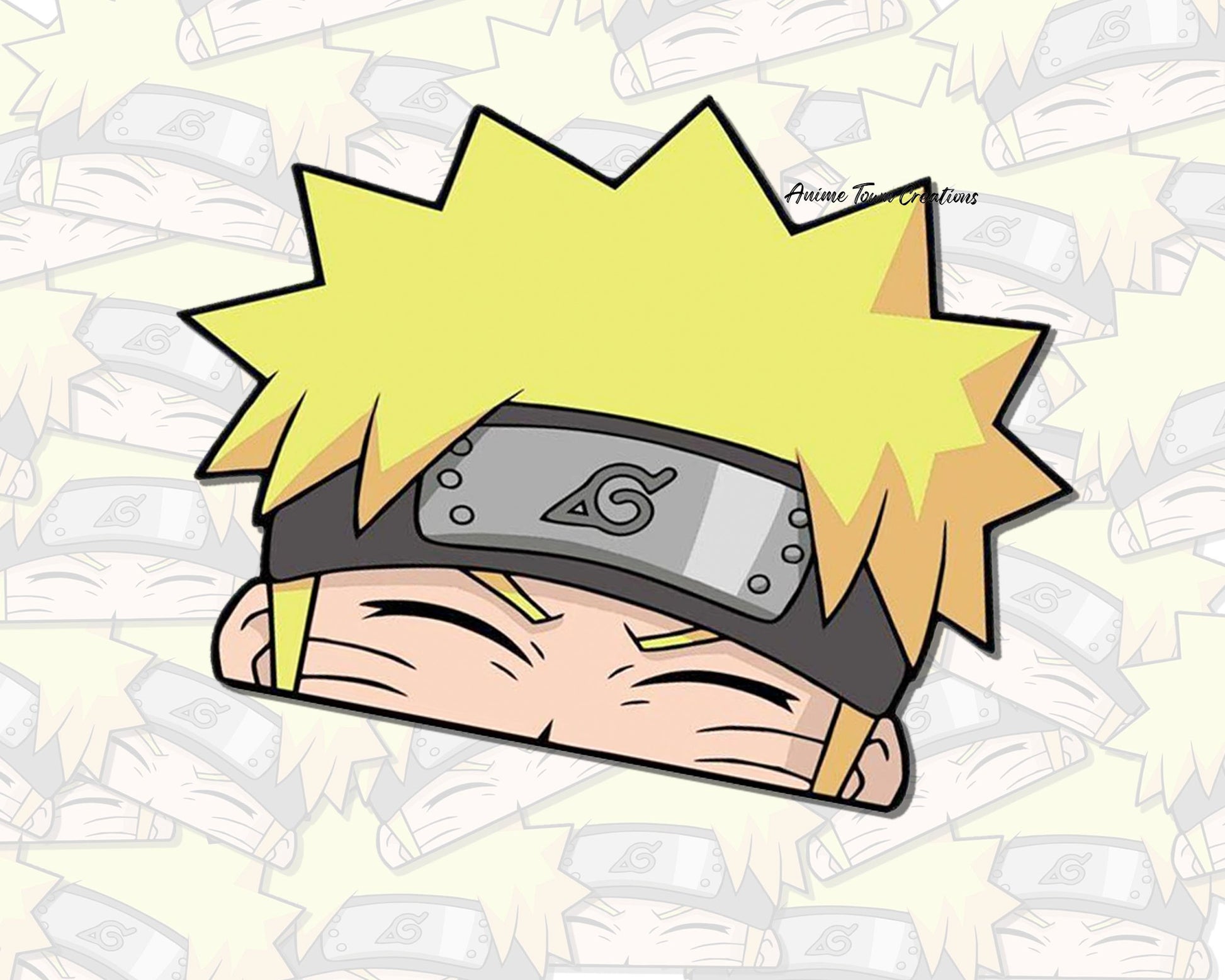 Anime Town Creations Sticker Naruto Peeker 5" Accessories - Anime Naruto Sticker