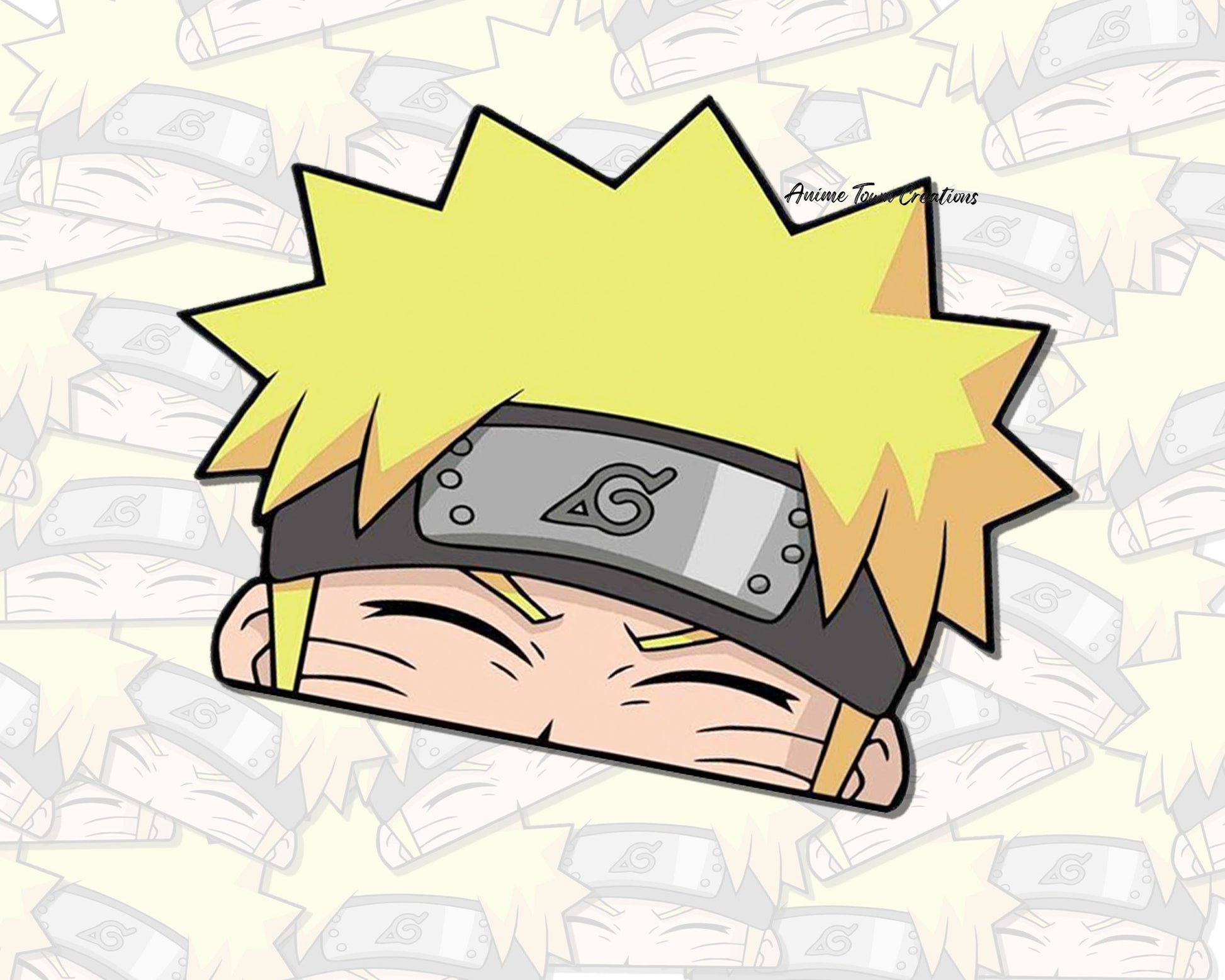 Naruto Peeker Sticker