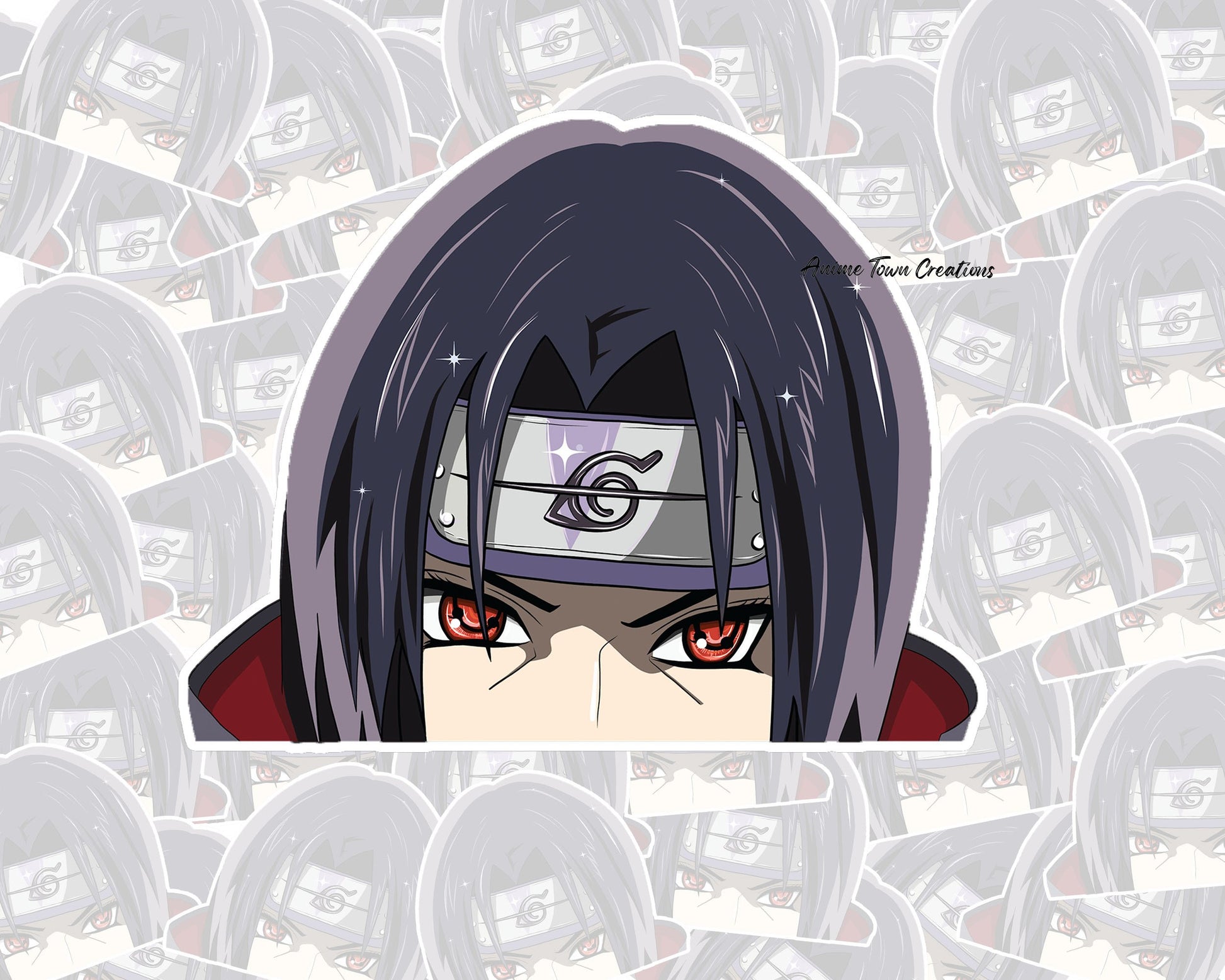 Anime Town Creations Sticker Itachi Peeker 5" Accessories - Anime Naruto Sticker