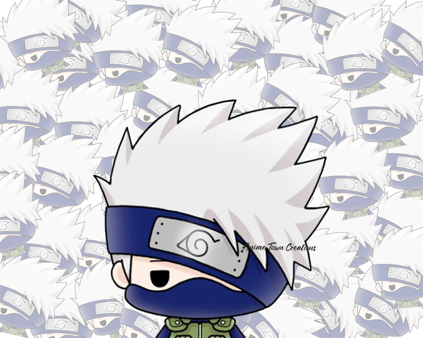 Anime Town Creations Sticker Chibi Kakashi Peeker 5" Accessories - Anime Naruto Sticker