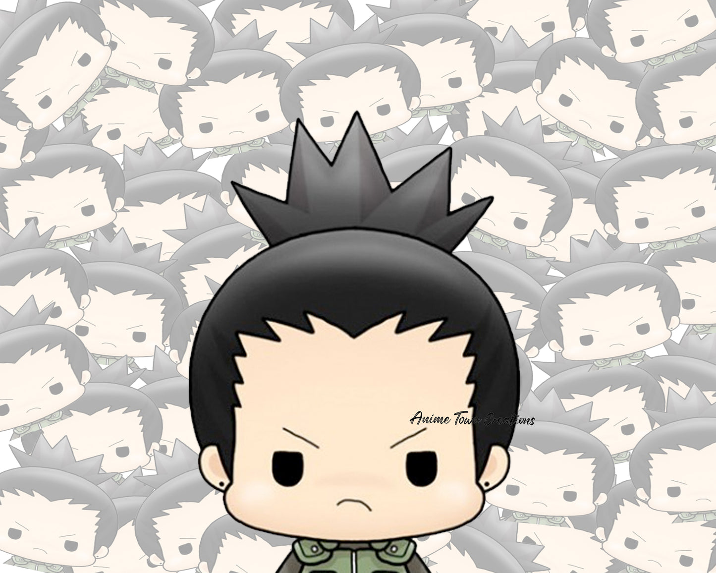 Chibi Shikamaru Peeker Sticker