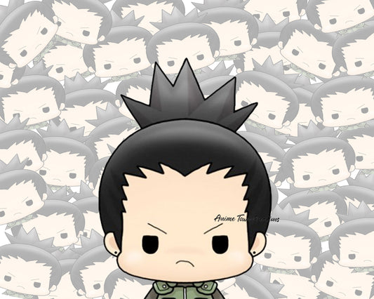 Chibi Shikamaru Peeker Sticker