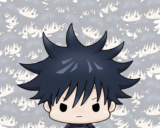Anime Town Creations Sticker Chibi Megumi Peeker 5" Accessories - Anime Jujutsu Kaisen Sticker