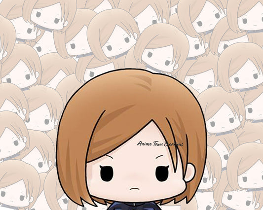 Anime Town Creations Sticker Chibi Nobara Peeker 5" Accessories - Anime Jujutsu Kaisen Sticker