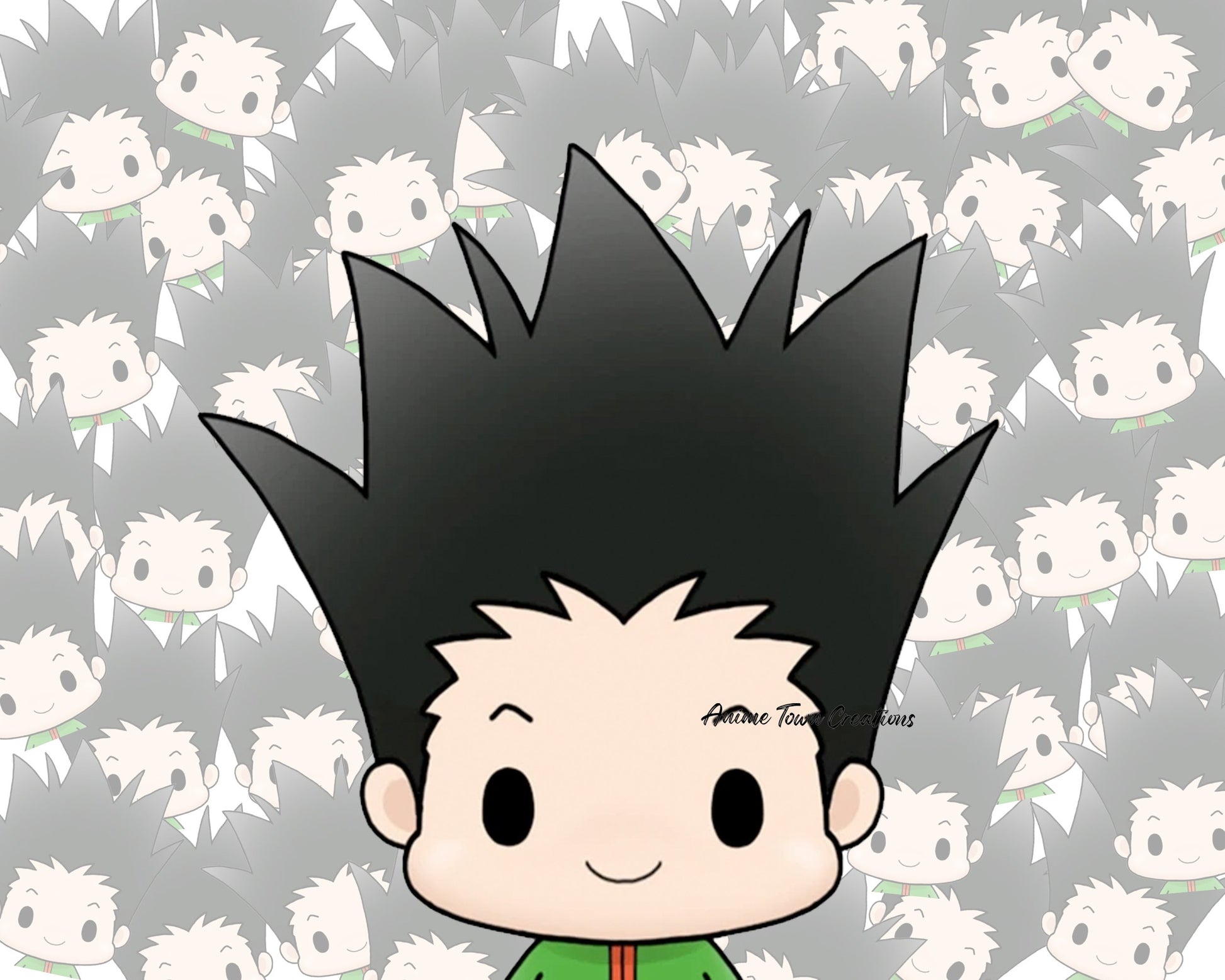 Anime Town Creations Sticker Chibi Gon Freecss Peeker 5" Accessories - Anime Hunter x Hunter Sticker