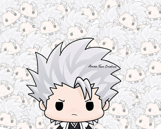Anime Town Creations Sticker Chibi Toshiro Hitsugaya Peeker 5" Accessories - Anime Bleach Sticker