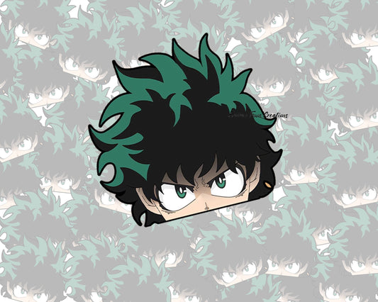 Anime Town Creations Sticker My Hero Academia Deku Peeker 5" Accessories - Anime My Hero Academia Sticker