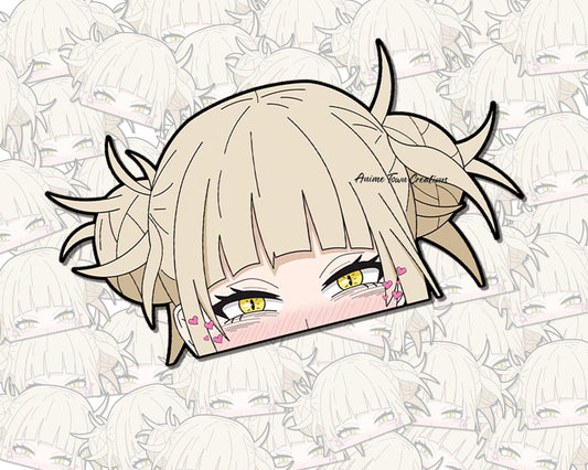 Anime Town Creations Sticker My Hero Academia Himiko Toga Peeker 5" Accessories - Anime My Hero Academia Sticker