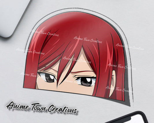 Anime Town Creations Sticker Fairy Tail Ezra Scarlet Peeker 5" Accessories - Anime Fairy Tail Sticker