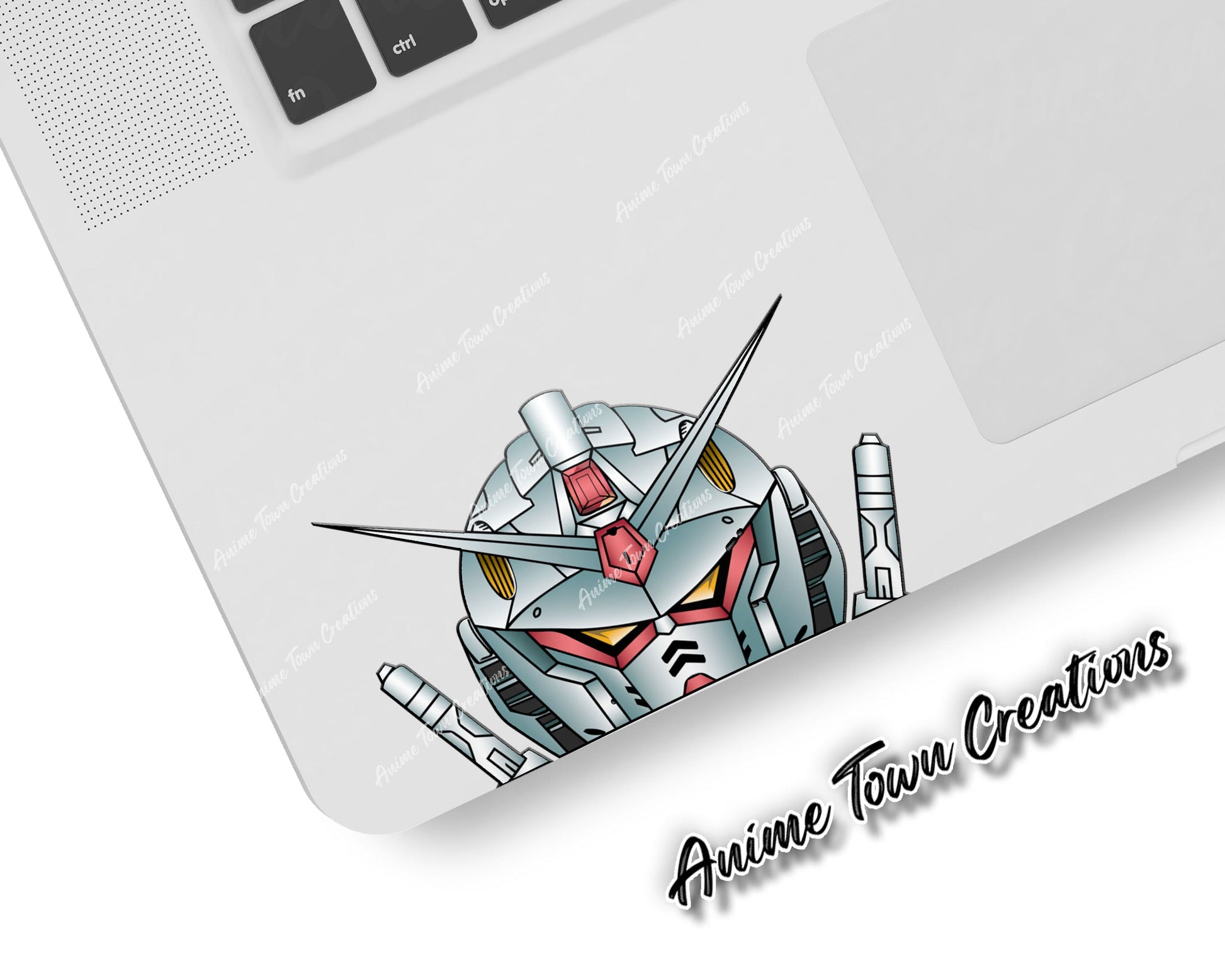 Anime Town Creations Sticker Gundam Peeker 5" Accessories - Anime Gundam Sticker