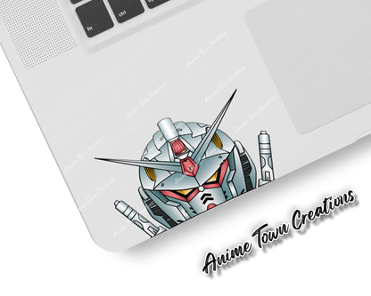 Anime Town Creations Sticker Gundam Peeker 5" Accessories - Anime Gundam Sticker