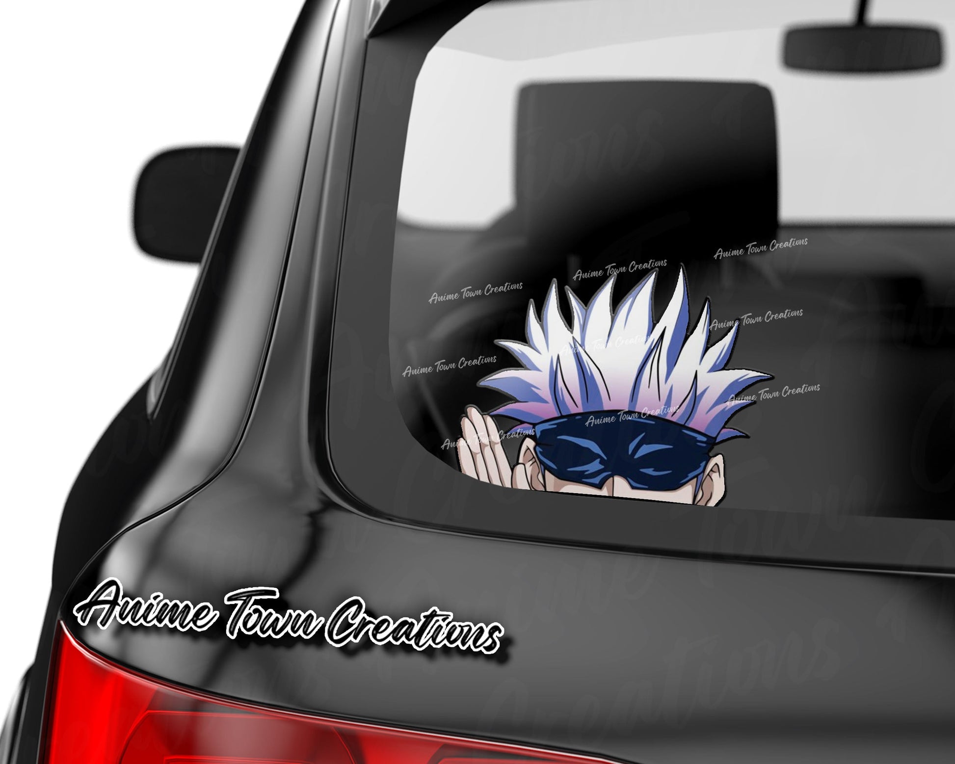 Anime Town Creations Sticker Jujutsu Kaisen Satoru Gojo Wave Peeker 8" Accessories - Anime Jujutsu Kaisen Sticker