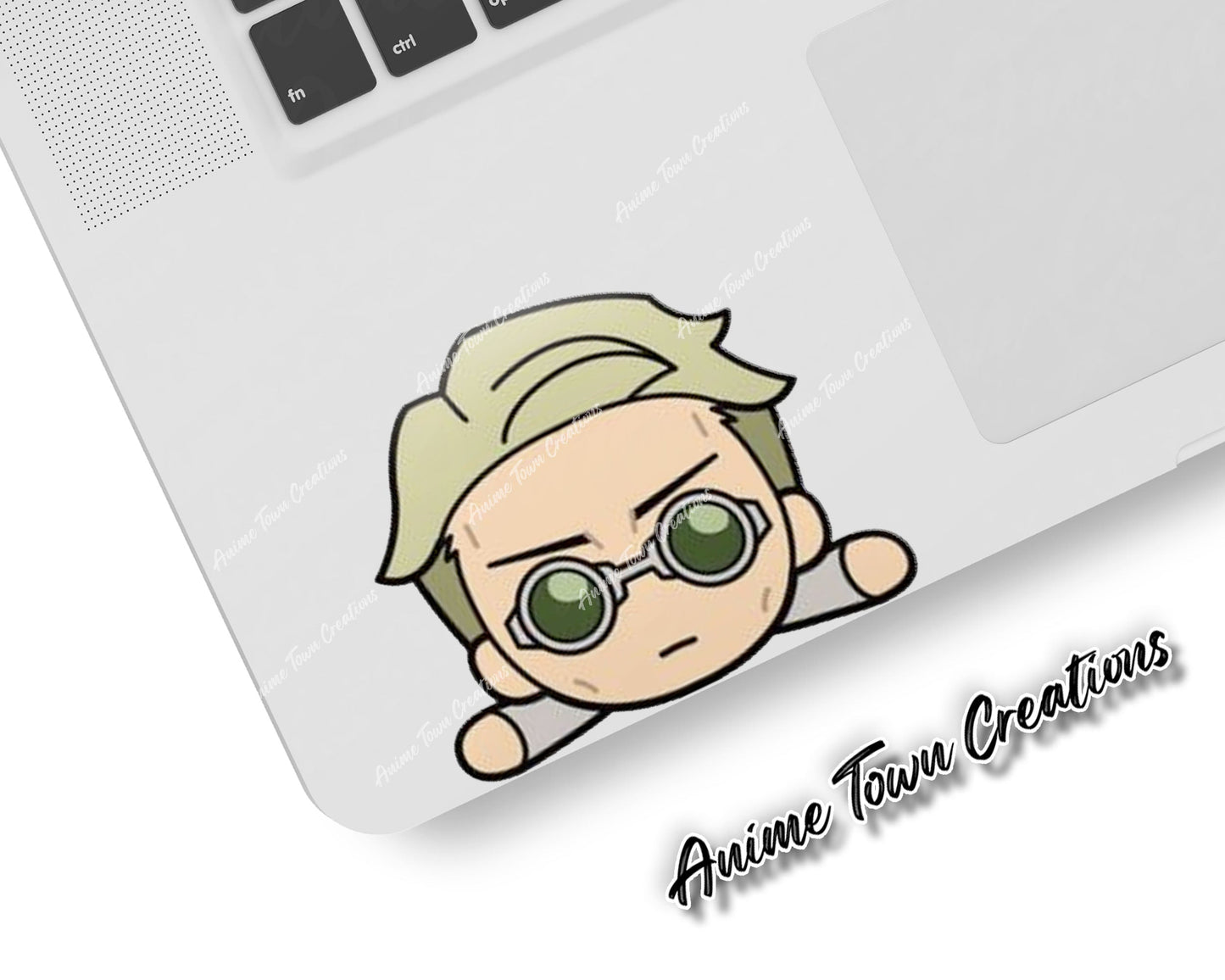 Anime Town Creations Sticker Jujutsu Kaisen Nanami Head 5" Accessories - Anime Jujutsu Kaisen Sticker