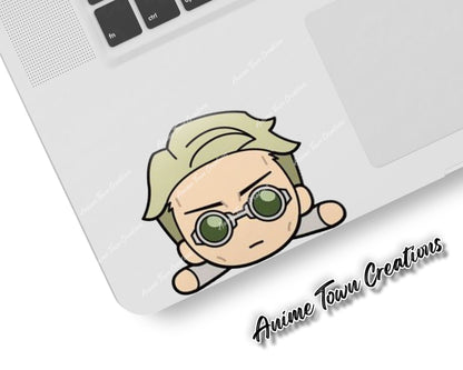 Anime Town Creations Sticker Jujutsu Kaisen Nanami Head 5" Accessories - Anime Jujutsu Kaisen Sticker