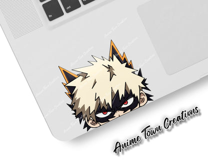 Anime Town Creations Sticker My Hero Academia Bakugo Peeker 5" Accessories - Anime My Hero Academia Sticker