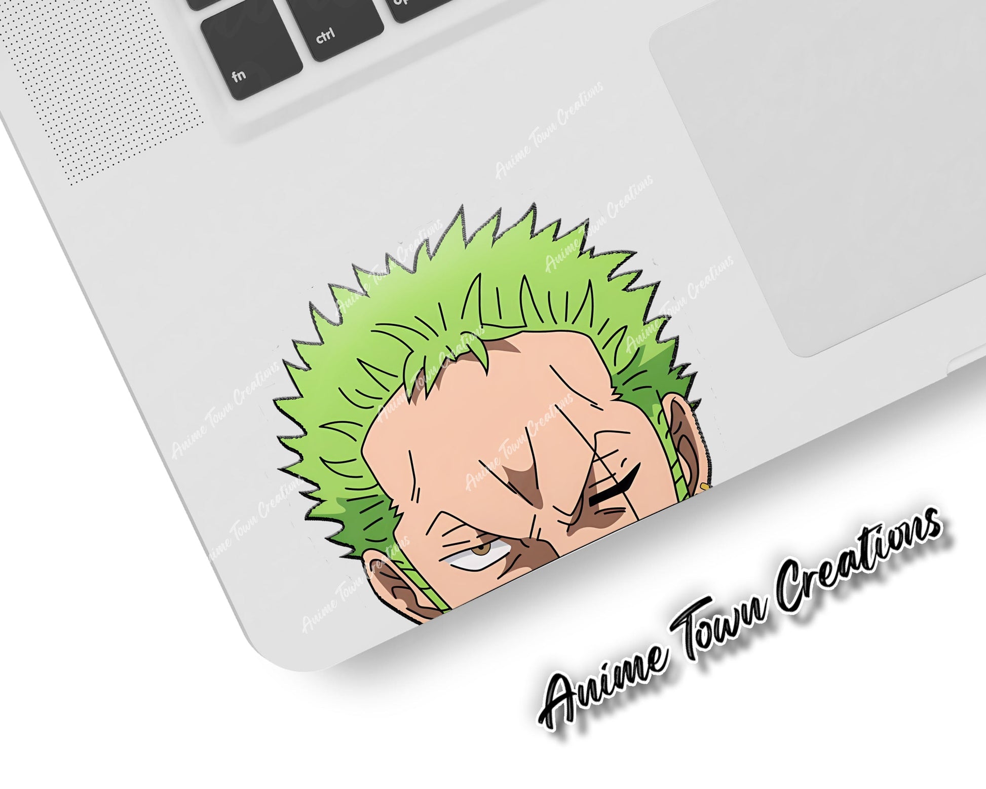 Anime Town Creations Sticker One Piece Zoro Peeker 5" Accessories - Anime One Piece Sticker