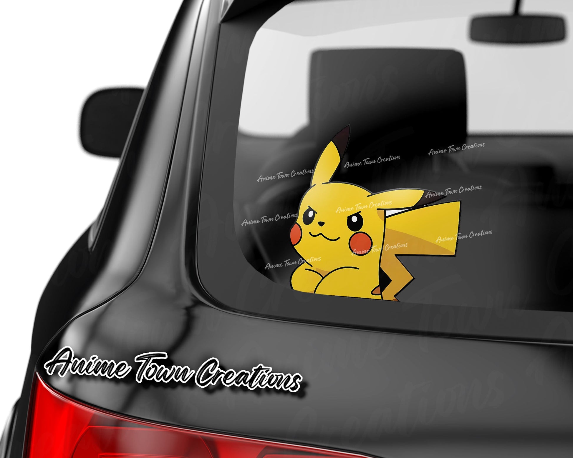 Anime Town Creations Sticker Pokemon Brave Pikachu Peeker 8" Accessories - Anime Pokemon Sticker