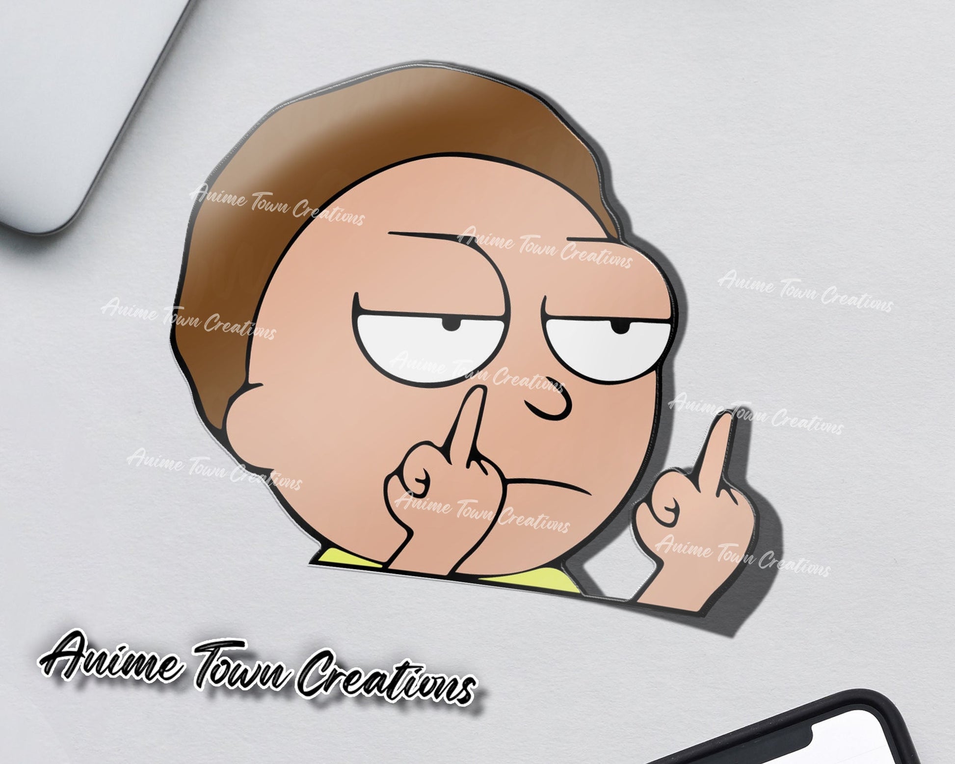 Sticker Mural Rick and Morty - Stickers Cartoons 