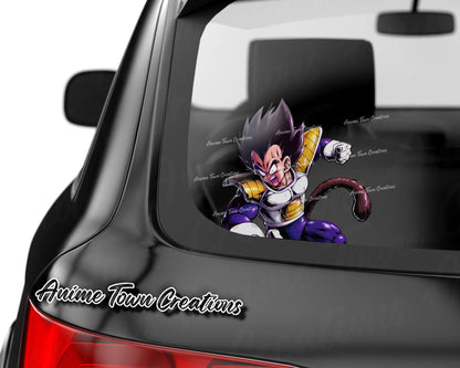 Anime Town Creations Sticker Dragon Ball Beast Vegeta 8" Accessories - Anime Dragon Ball Sticker