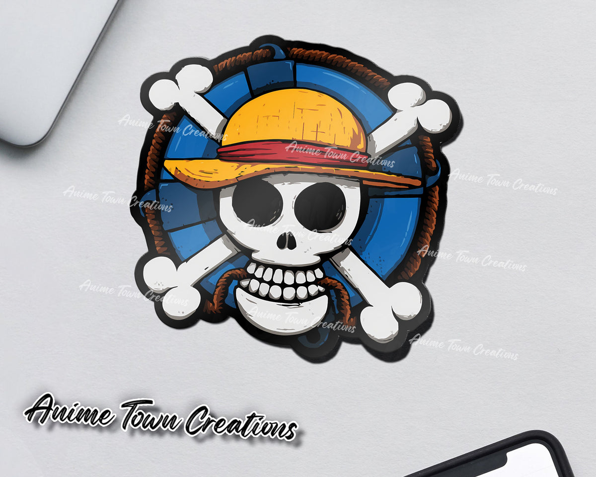 One Piece Sticker Layout One Piece Strawhat Pirates Sticker Sticker – Anime Town Creations