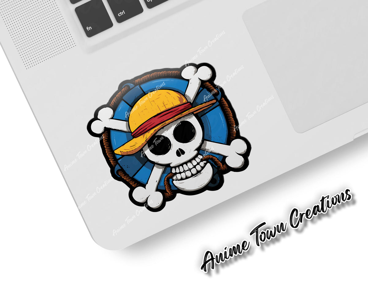 One Piece Sticker Layout One Piece Strawhat Pirates Sticker Sticker – Anime Town Creations