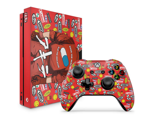 Anime Town Creations Xbox One Akira Classic Biker Xbox One Skins - Anime Akira Xbox One Skin