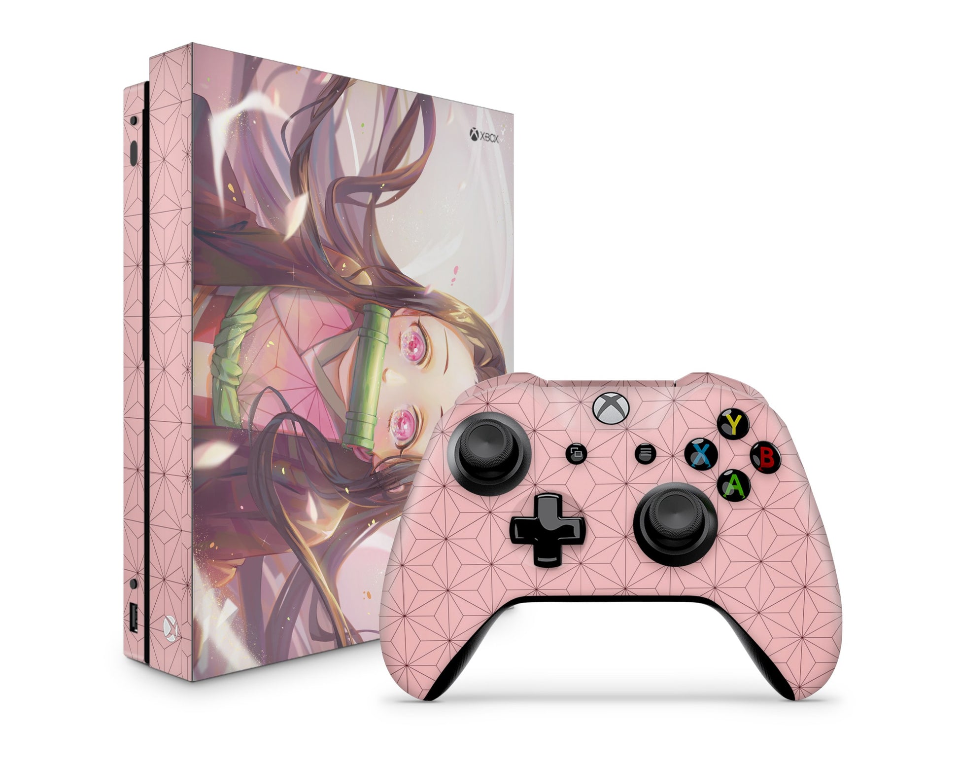 Anime Town Creations Xbox One Demon Slayer Nezuko Haori Pink Xbox One Skins - Anime Demon Slayer Xbox One Skin