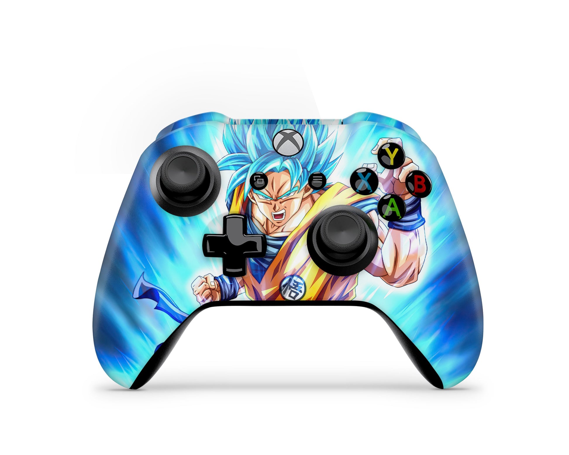Anime Town Creations Xbox One Dragon Ball Z Goku Blue Xbox One Skins - Anime Dragon Ball Xbox One Skin