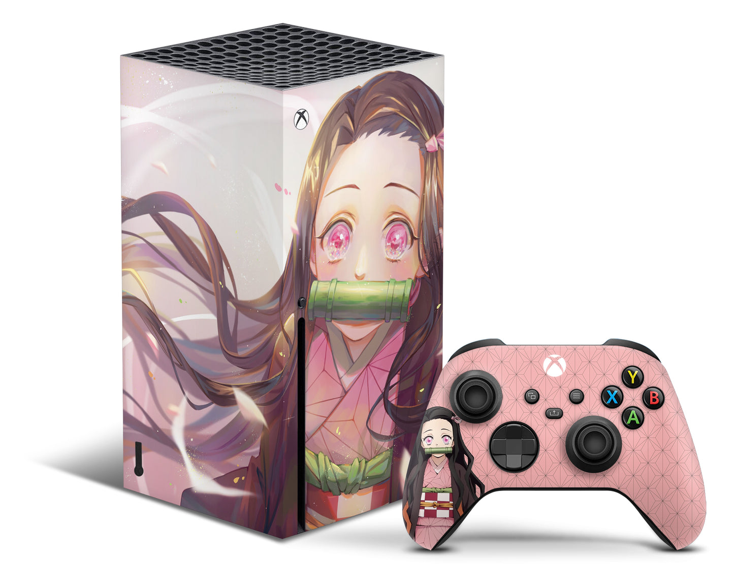 Xbox Series S X Slim Console Controller Skins Decal Demon Slayer Tanjirou  Nezuko