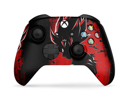 Xbox Xbox Series X Dragon Ball Super Saiyan Red Minimalist Xbox Series X Skins - Anime Dragon Ball & S Skin