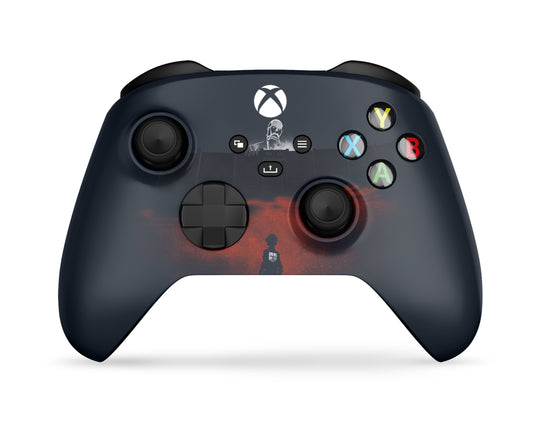 Anime Town Creations Xbox Series X & S Controller Attack on Titan Grey WallSkins - Anime Attack on Titan Skin