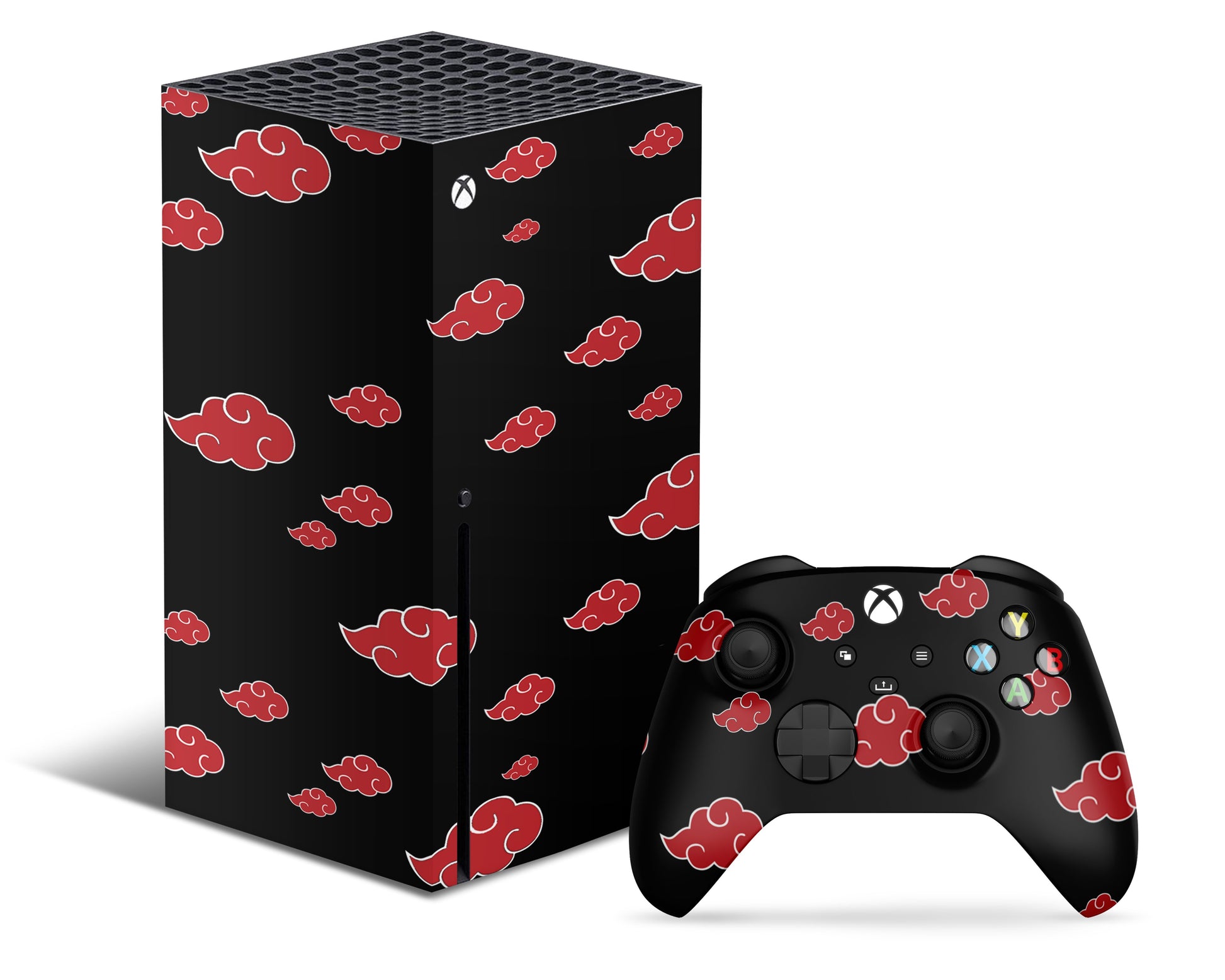 Xbox Xbox Series X Naruto Akatsuki Pattern Xbox Series S Skins - Anime Naruto & S Skin