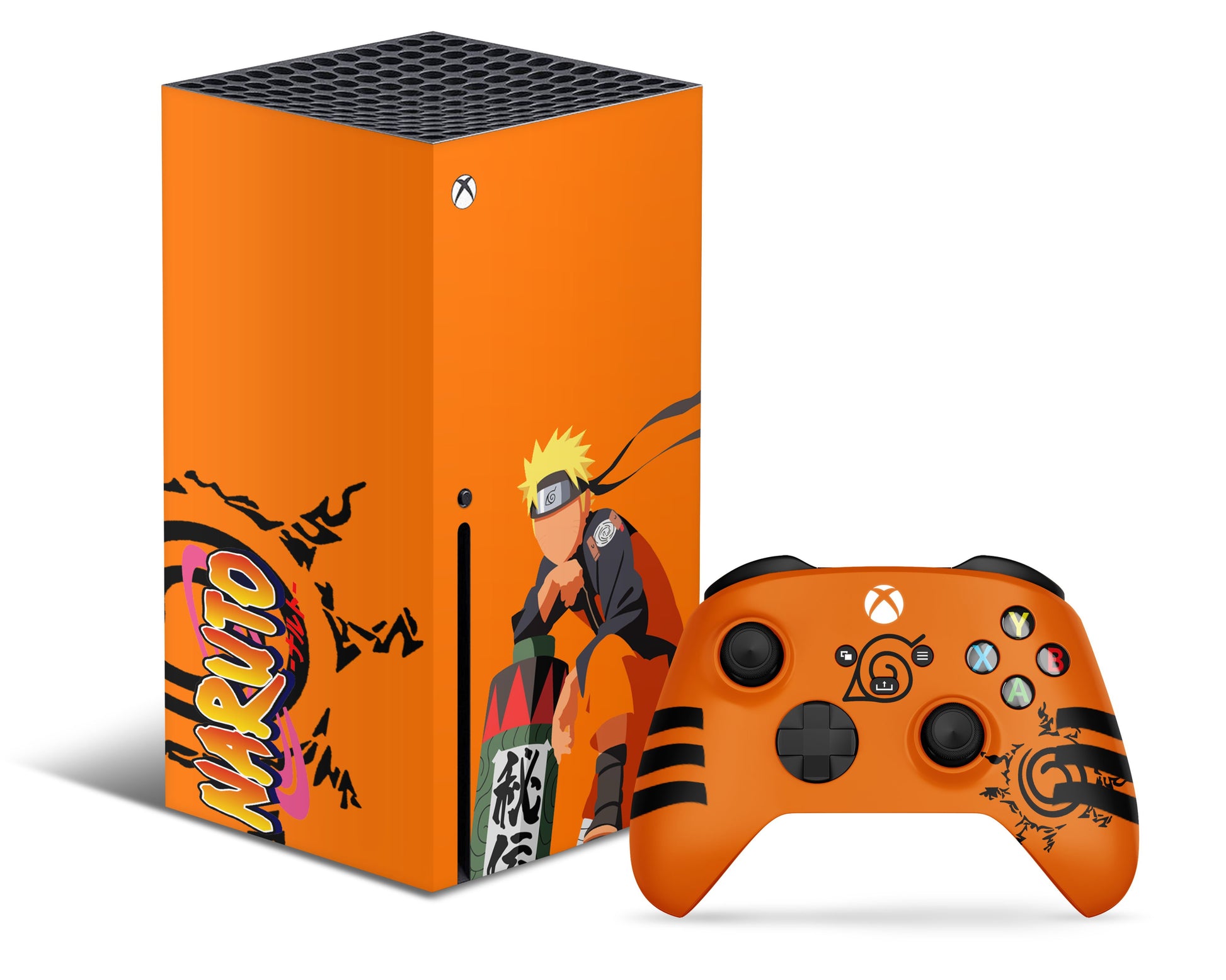 Anime Town Creations Xbox Series X Naruto Orange Minimalist  Xbox Series X Skins - Anime Naruto & S Skin