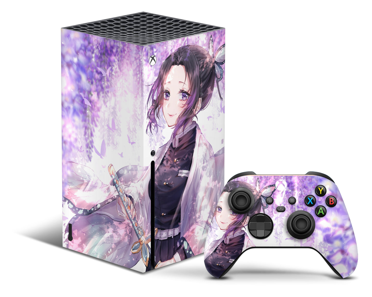 Demon Slayer Shinobu Cute Purple Xbox Series X & S Skin