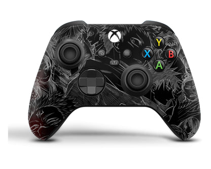 Anime Town Creations Xbox Series X Jujutsu Kaisen Black & White Xbox Series X Skins - Anime Jujutsu Kaisen Xbox Series X & S Skin