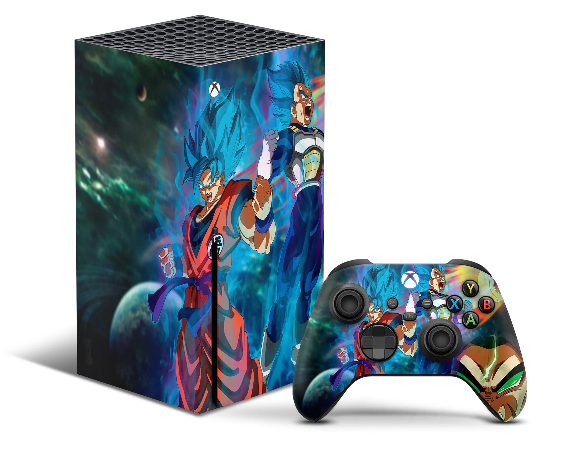 Anime Town Creations Xbox Series X Dragon Ball Goku & Vegeta Xbox Series X Skins - Anime Dragon Ball Xbox Series X & S Skin